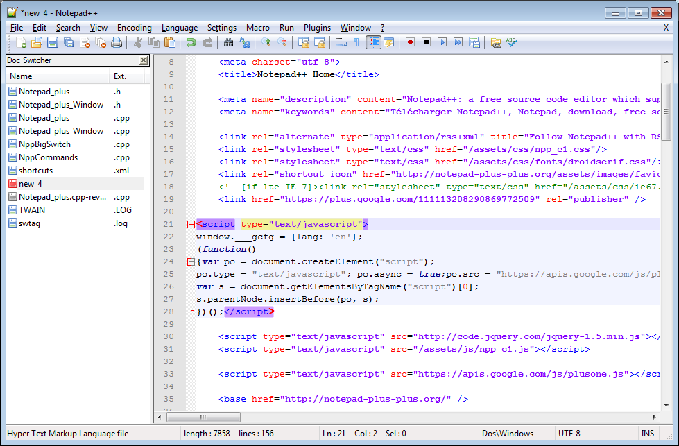 Gimp en funcionamiento (captura)