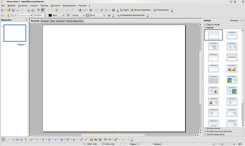 Gimp en funcionamiento (captura)