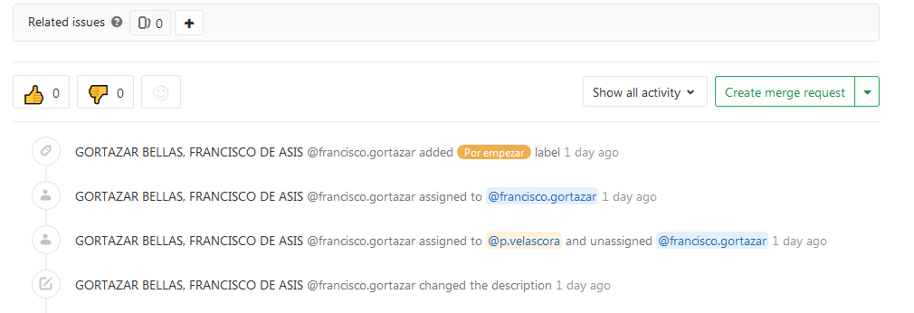 Tickets en GitLab • OfiLibre URJC